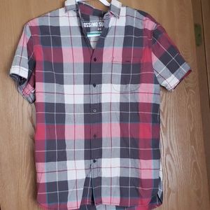 Mens Short Sleeve Button Down
